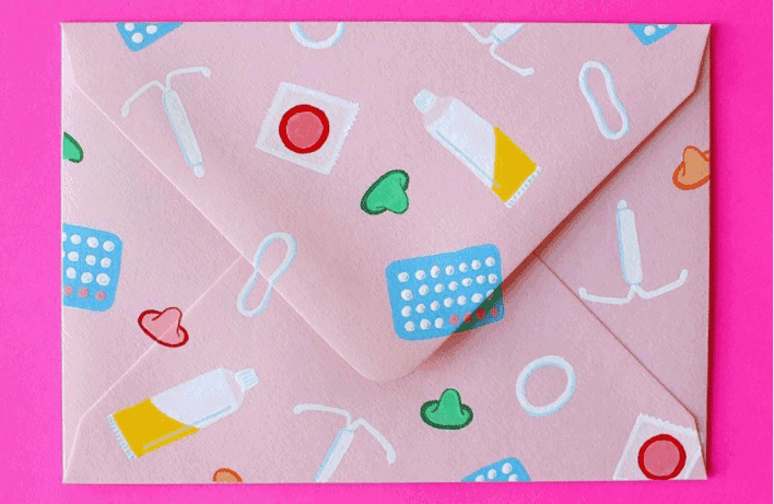 校園清新信紙信封設(shè)計(jì)制作  第2張